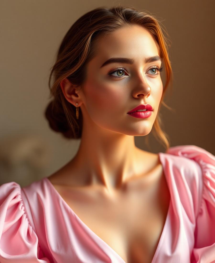 Mulher feminina e sofisticada